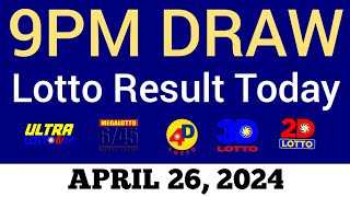 Lotto Result Today 9pm Draw April 26, 2024 Swertres Ez2 PCSO Live Result