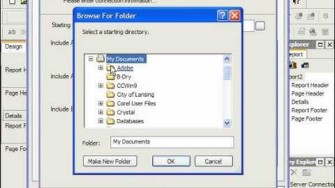 Crystal Reports Tutorial File System Data Business Objects Training Lesson 2.10