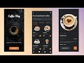 Coffee shop app ui design in flutter  flutter ui design tutorial