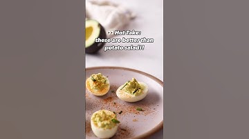 Easy Avocado Deviled Eggs 🥚 🥑