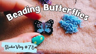 Beading Butterflies - Studio Vlog #78 ¦ The Corner of Craft