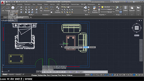 Autocad 2016 – 41. How to create Groups & Measuring the Objects Area, Distance?