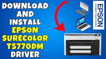 How To Download & Install Epson SureColor T5770DM Printer Driver in Windows 10/11