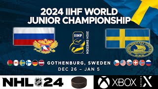 WJC 2024 - #36 - Quarterfinal - Russia vs Sweden