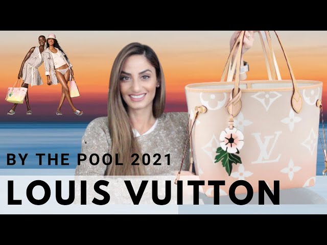 LOUIS VUITTON MASSIVE UNBOXING! LOUIS VUITTON NEVERFULL MM POOL ROSE! LOUIS VUITTON  SUMMER 2021 BAGS 