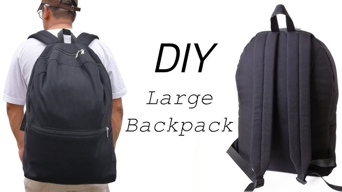 how to sew a backpack with maxi flap 🎒 Videotutorial and free patterns
