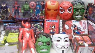 Unboxing 27 Spider-Man, Hulk smash, Captain Amerika, Automan Robot, Thanos, Batman dan Ironman