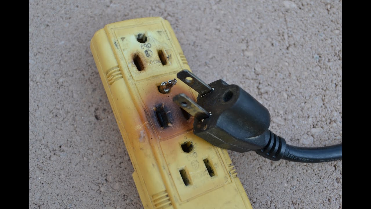 How to Fix a Burnt Broken Electrical Cord Wire Plug  