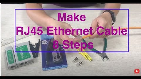 How to Make a RJ45 Ethernet Cable: Only 8 Steps! (2020) By VCELINK