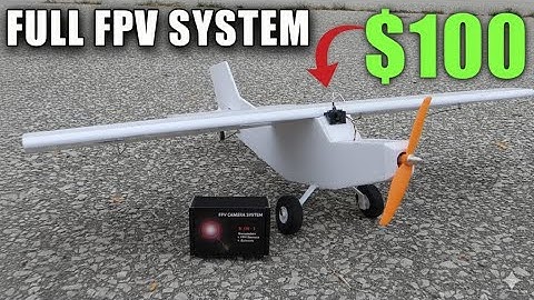 CHEAPEST FPV SETUP for RC Planes!