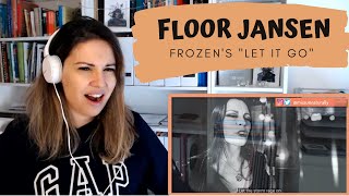 REACTION to Floor Jansen FROZEN&#39;S &quot;Let It Go&quot;