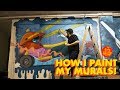 How I Paint Murals - Mural Tutorial Video