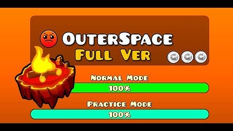 Geometry Dash [Fire Gauntlet] - OuterSpace (FULL VER) by Britishrailways / All Coins