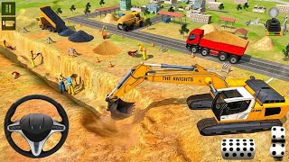👷🏻Heavy Excavator Road Construction Simulator 🚧 - City JCB Games 2025 - Android Gameplay screenshot 3