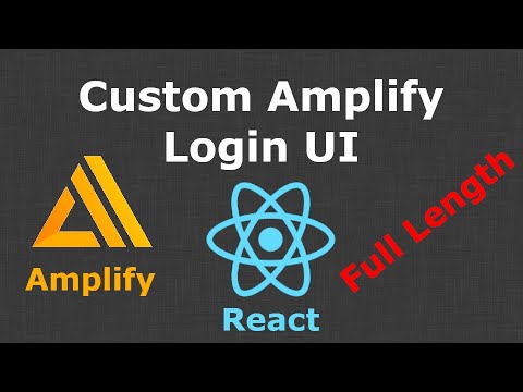 Customising Your Amplify Login - Extended Video