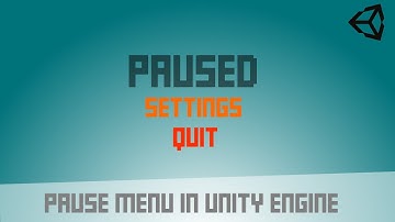 PAUSE MENU IN UNITY ENGINE