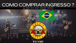Guns N' Roses Brasil 2022 - How to buy and validate tickets Guide