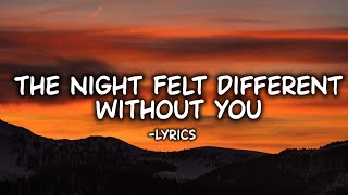 S_Lyric - The Night Felt Different Without You (official lyric video)