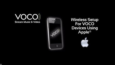 Setting up VOCO using your Apple device