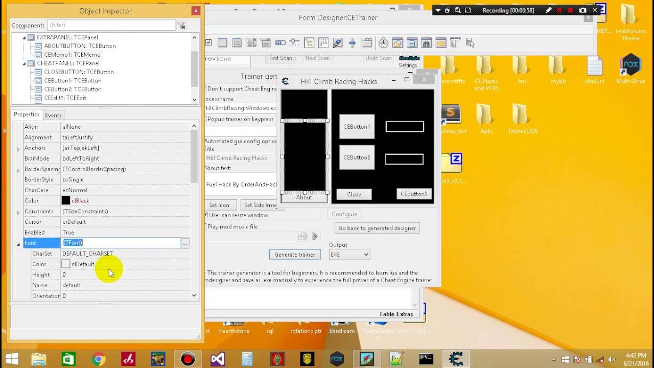 Cheat engine trainer. Cheat engine trainer