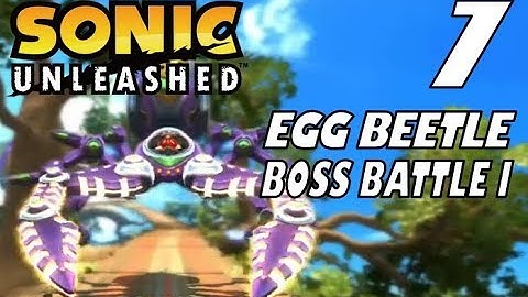 Sonic Unleashed - Act 7: Boss Battle I (VS Egg Beetle)