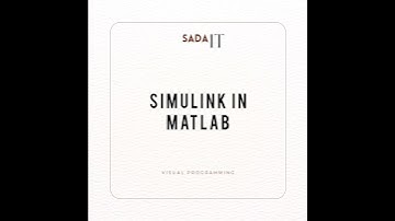 Simulink in MatLAB definition | Visual Programming