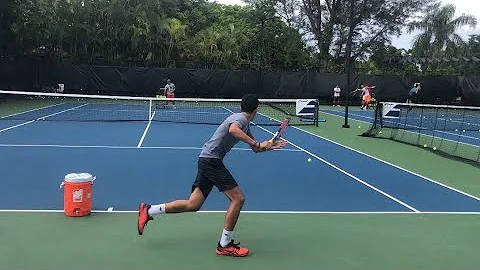 Tennis practice | professional training with ATP player and coach Brian Dabul in Miami