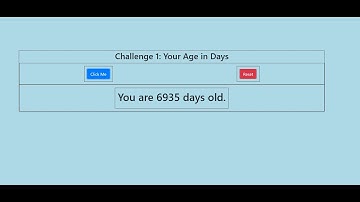 AGE IN DAYS CONVERTER IN JAVASCRIPT WITH SOURCE CODE