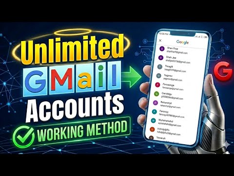 Unlimited GMail Create Method 2026 | Create Unlimited GMail Account Without Phone Verification