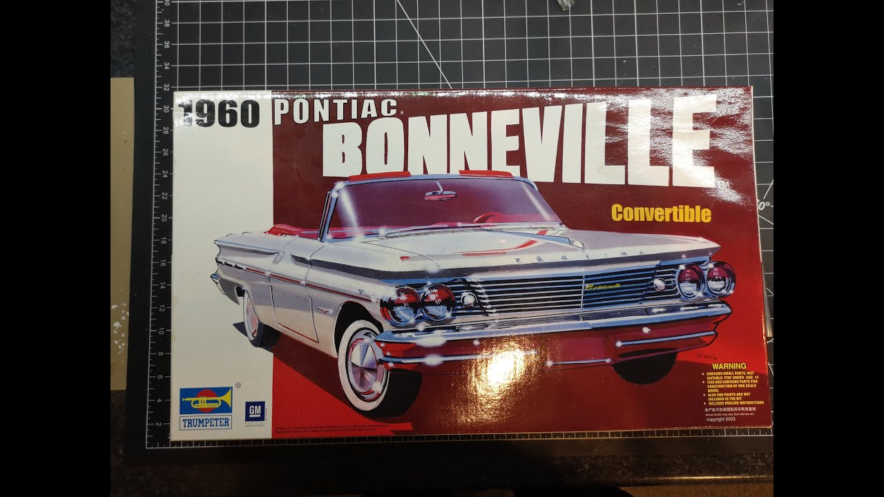 自動車 3in1 1960 convertible kit New Project! Unboxing Trumpeter's 1960 Pontiac Bonneville
