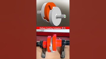 Oldham coupling animation ⚙️👩‍🔧 #animation #mechanical #engineering #3d #cad 🔥