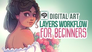 TUTORIAL: LAYERS workflow in CLIP STUDIO PAINT for Beginners