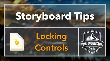 Storyboard Tips -  Locking Controls (iOS, Xcode 8)