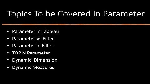 Parameters in Tableau - Basic To Advanced | Tableau Parameters Use Cases Tableau Parameters Tutorial