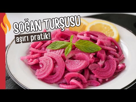 1 Günde Hazır 😍 Kırmızı Soğan Turşusu Tarifi