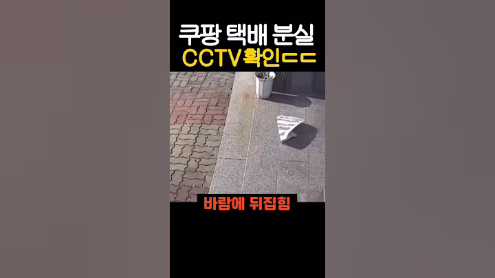 쿠팡 택배 '분실' 도난사고 CCTV근황ㄷㄷ아니 이건ㅋㅋㅋㅋㅋ