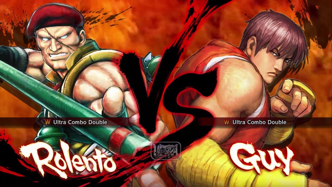 Ultra Street Fighter 4 - Rolento Vs Guy [Hardest] - YouTube