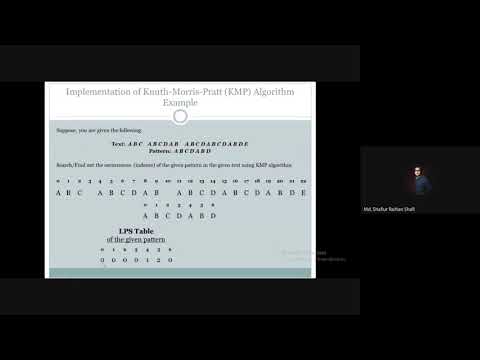 Implementation of Knuth-Morris-Pratt