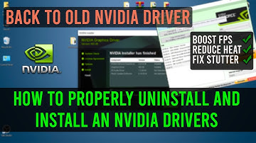HOW TO DELETE PROPERLY YOUR NVIDIA DRIVER AND BACK TO OLD DRIVER ALSO BOOST YOUR FPS