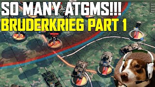 SO MANY ATGMS!!! - Army General BRUDERKRIEG Part 1 - WARNO Gameplay