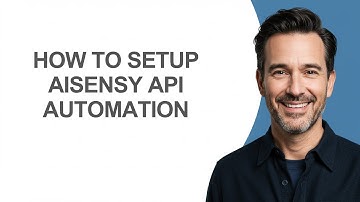 How to Setup Aisensy Api Automation - KevinHowTo