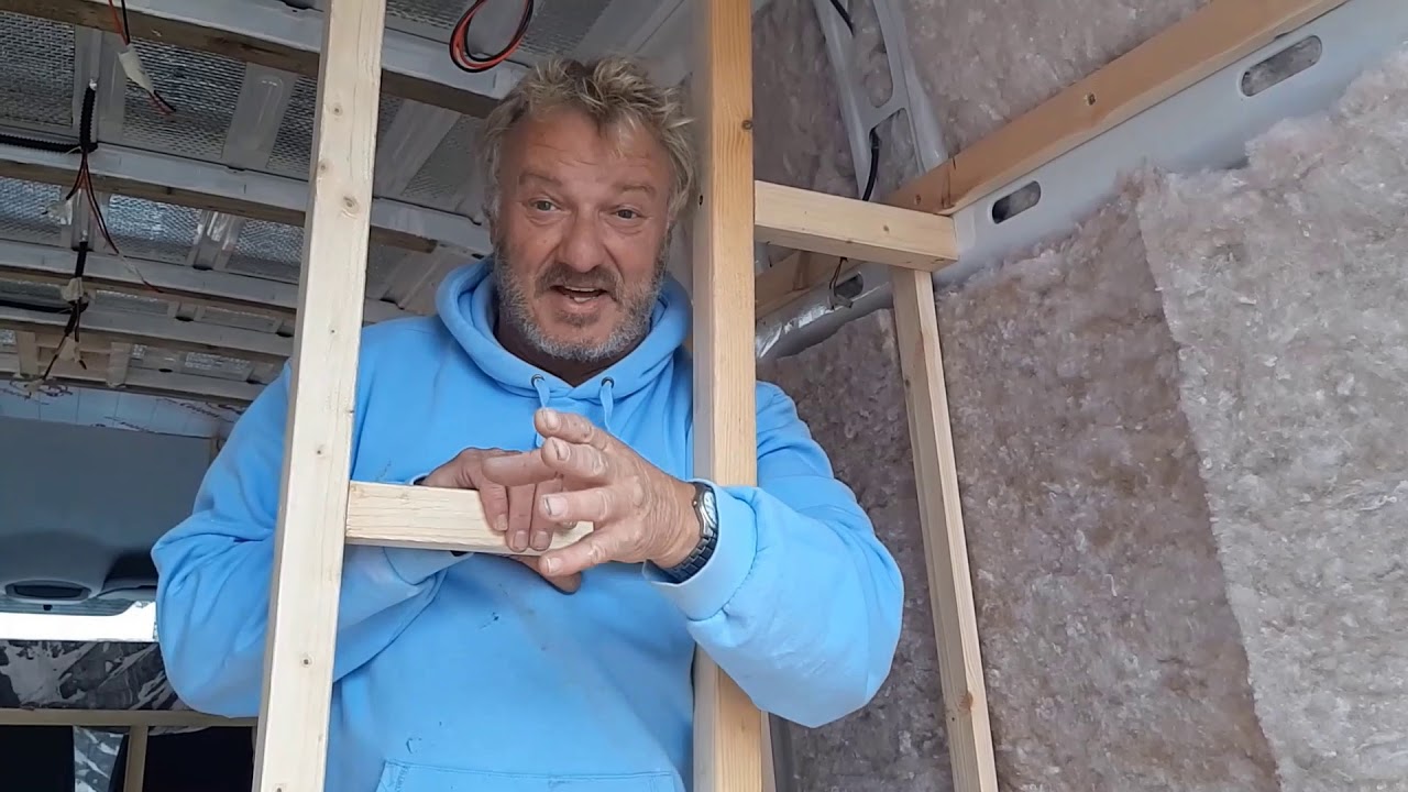 4 : Sprinter van conversion / Framing and insulation - YouTube