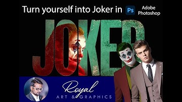 How to turn yourself into Joker | Joker Effect in Photoshop | Joker Face transformation Tutorial |