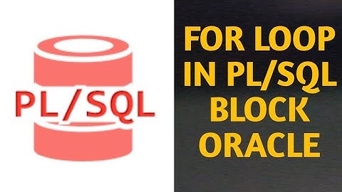 For Loop in PL SQL Oracle | For Loop in PL/SQL | For Loop in oracle | Coding Taletiya