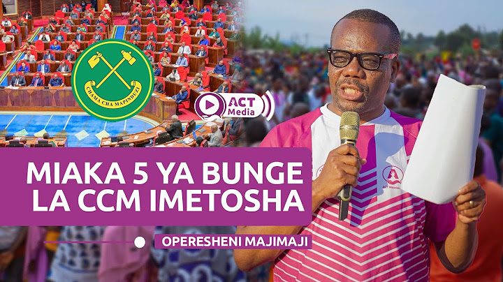 Zitto: Miaka Mitano ya Bunge la CCM Pekee IMETOSHA, Miaka 5 Mingine ya Bunge kibogoyo HAIWEZEKANI