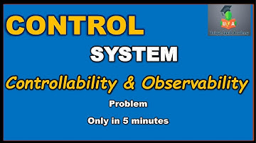 Observability Problem | controllability Problem | Controllability and Observability (Problems)