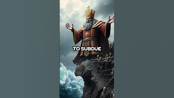 When an Emperor Declared War on the Sea! 🌊👑