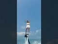 #ゼロ距離でいよう 🙆&zwj;♀️♡ #MINAMI #あすきらちゃん #flyboard #水圧で空を飛ぶ