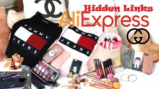 AliExpress luxury designer dupes haul الروابط الخفية