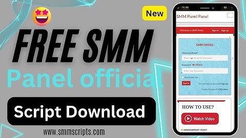 Free Smm Panel Script Download  | Smm Panel Script Free | SMM PANEL Script